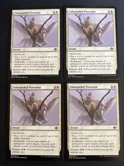 4x Unbounded Potential (036) Modern Horizons 2 LP MTG Magic x4 Playset MKE - Image 1