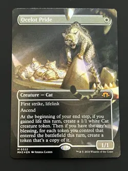 Ocelot Pride Borderless-Mythic 0322-MTG MH3-FOIL - Image 1