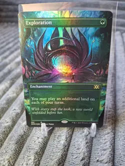 Exploration (Borderless) Double Masters Foil Magic The Gathering - Image 1