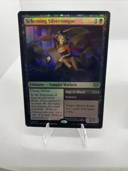 Scheming Silvertongue (Foil) Secrets of Strixhaven SOS - Image 1