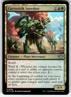 Cactusfolk Sureshot 199 Foil Outlaws of Thunder Junction NM Magic: The Gathering - Image 1