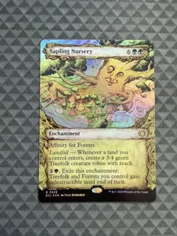 MTG Sapling Nursery #0328 Foil Showcase Rare Lorwyn Eclipsed (ECL) - Image 1