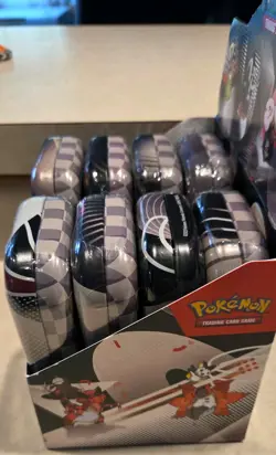 Pokemon Unova Mini Tins Black Bolt White Flare Display 8 Tins Brand New W/ Disp - Image 4