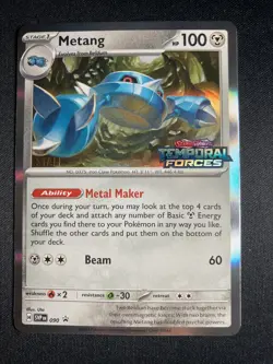 Metang Pokemon SVP Promo 090 (Prerelease) [Staff] NM - Image 1