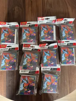 Lot of 10 Pokemon Phantasmal Flames Mini Portfolio Hold 60 Cards NO BOOSTER PACK - Image 1