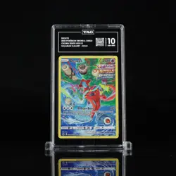 Pokemon Deoxys GG12 Crown Zenith Galarian Gallery Alt Art TAG 10 Gem Mint Holo - Image 1