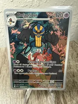 2025 Pokemon White Flare Cofagrigus Illustration Rare #123/086 - Image 1