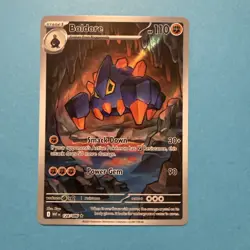 Boldore 128/086 Illustration Rare Pokemon TCG SV White Flare Pack Fresh Nm - Image 1