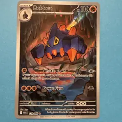 Boldore 128/086 Illustration Rare Pokemon TCG SV White Flare Pack Fresh Nm - Image 2