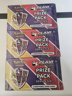 Pokemon Prize Pack Series Six x3 (Play!) - Image 1