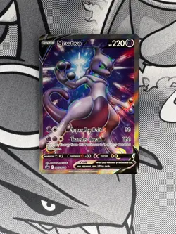 🔥 MEWTWO V SWSH229 P SWORD & SHIELD PROMO POKEMON HOLO 🔥 - Image 1