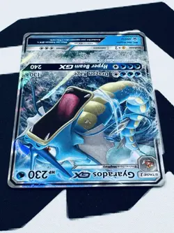 Pokemon Gyarados GX SM212 Sun & Moon Hidden Fates Black Star Promo - Image 4
