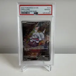 Pokemon 2023 SV01 Scarlet & Violet Greavard 214/198 Illustration Rare PSA 10 - Image 1