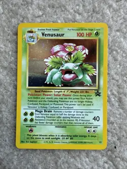 Pokemon Venusaur #13 Holo Black Star Promo - LP - Image 1