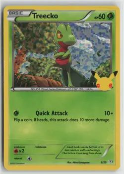 Treecko - XY36 XY36 Holo Promo XY Promo Pokemon NM - Image 1