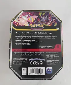 Sealed Pokemon TCG Mega Moonlit Tin Mega Clefable Ex - Image 2