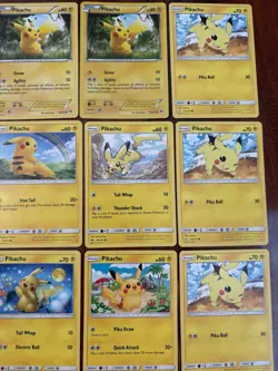 Pokemon Pikachu XY & Sun & Moon Era Non-Holo Common Lot of 22 NM/M ⚡ - Image 3