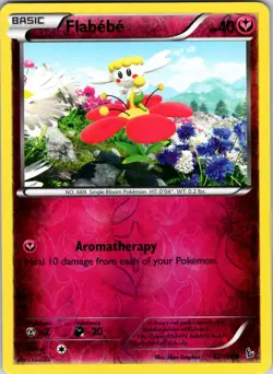 Flabebe (62) 62/106 XY - Flashfire Pokemon LP Reverse Holo - Image 1