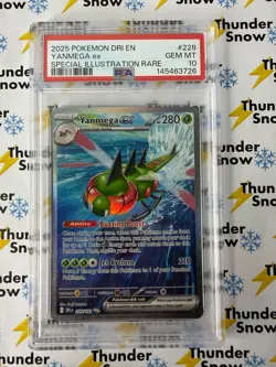 Yanmega ex #228 Special Illustration Rare Destined Rivals 2025 Pokemon PSA 10 - Image 1