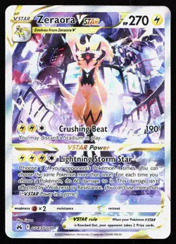 ZERAORA VSTAR GG43/GG70 HOLO VSTAR RARE CROWN ZENITH GALARIAN GALLERY POKEMON NM - Image 1