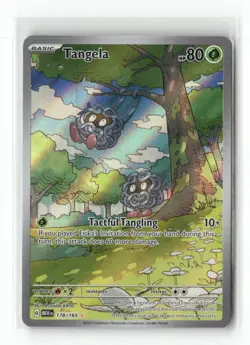 Pokemon TCG English Tangela 178/165 SV Scarlet & Violet 151 IR Holo - Image 1