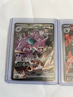 Team Rocket's Nidoking ex #233/182 Destined Rivals SIR NM/MINT And Houndoom - Image 2