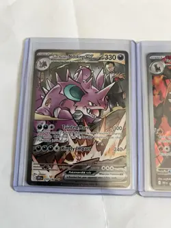 Team Rocket's Nidoking ex #233/182 Destined Rivals SIR NM/MINT And Houndoom - Image 3