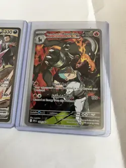Team Rocket's Nidoking ex #233/182 Destined Rivals SIR NM/MINT And Houndoom - Image 4