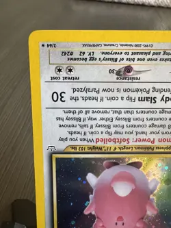 Pokemon Blissey Neo Revelation Holo Rare - Image 4