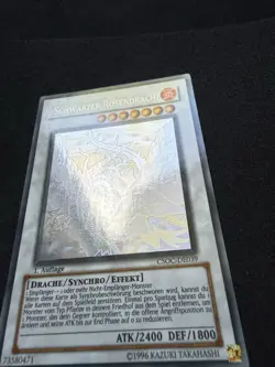 Yugioh Karte Schwarzer Rosendrache Ghost Rare 1. Auflage Synchro CSOC-DE039 NM- - Image 5