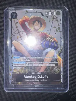 Bandai One Piece Card Game Monkey.D.Luffy P-075 Promo Foil Character 7000 - Image 1