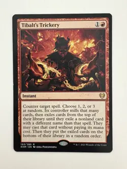 Tibalt’s Trickery MTG Magic the Gathering Card NM Near Mint KHM - Image 1