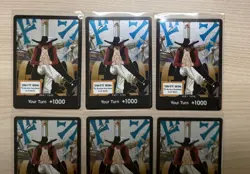 Lot Of 6: DON!! Card (Dracule Mihawk) - One Piece The Azure Sea's Seven (OP14) - Image 2