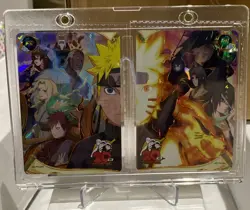 KAYOU Naruto TCG Prism Card 'PR' #043/044 PROMO Pair w/ Dual Hardcase Display - Image 2