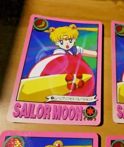 SAILORMOON R GRAFFITI JAPANESE CARDDASS CARD REG CARTE 3 MADE IN JAPAN 1993 NM - Image 1