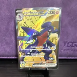 Pokemon Cynthia's Garchomp Ex 215/182 Sv10 Destined Rivals Ultra Rare Holo - Image 1