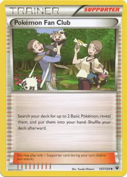 4x NM-Mint Pokemon Fan Club - 107/124 - Uncommon Pokemon Fates Collide - Image 1