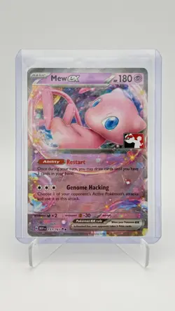 Mew Ex Holo Pokemon Prize Pack Series 5 Promo Pokemon Card NM/LP Play Stamp Mew - Image 1