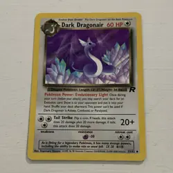 Wizards of the Coast Dark Dragonair 33/82 Team Rocket Rare English 60HP - Image 1