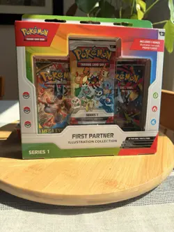 Pokemon TCG First Partner Illustration Collection Series 1 Box - Image 1