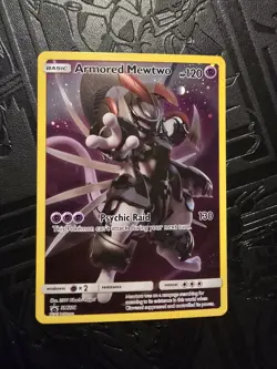 Pokemon TCG Armored Mewtwo Promo SM228 NM - Image 1