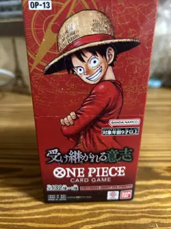 Sealed Piece One Sealed Japanese Carrying His on Will OP-13 Booster Box IN STOCK - Image 1