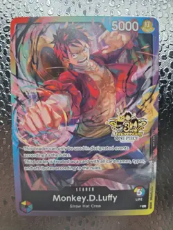 Monkey D Luffy Leader - P - 3rd Anniversary Stamped Promo - Image 3