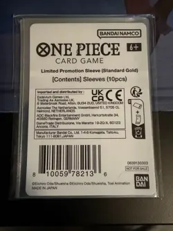 One Piece Card Game Official Gold 10x DON!! Card Sleeves NEW SEALED USA - Image 2