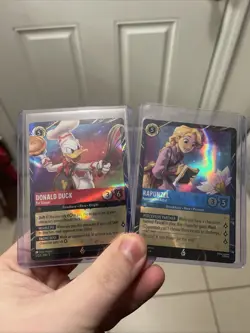 Disney Lorcana TCG EPCOT Promo quest Donald Rapunzel - Image 1