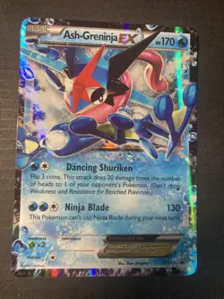 Ash-Greninja EX XY133 Holo Promo XY **NM** Pokemon - Regular size card - Image 1