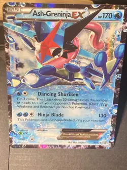 Ash-Greninja EX XY133 Holo Promo XY **NM** Pokemon - Regular size card - Image 2
