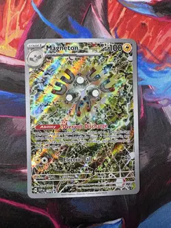 Pokemon Magneton 159 SVP Scarlet & Violet Promo Holo Card 100 HP English - Image 2
