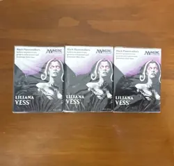 Magic: The Gathering 3x 15-Card Booster Pack Lot Liliana Vess English 2015 - Image 1