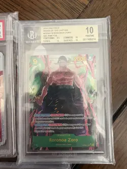 Bandai One Piece Card Game Graded Foil Promo Lot - Luffy, Nami, Zoro, 5 Cards - Image 4